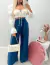 PANTALON PATA ELEFANTE CON CINTO 40094