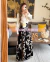 MAXI DRESS BICOLOR QUE PARECE FALDA CON CAMISA en internet