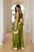 MAXI DRESS ESCOTE CRUZADO ABERTURA EN PIERNA Y OLANES - Asclothes