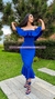MIDI DRESS A LOS HOMBROS RUFFLES D94112 - Asclothes