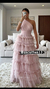 MAXI DRESS TUL UN HOMBRO CON OLANES