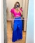 BLUSA CROP ABIERTA EN ABDOMEN CON OLANES EN LOS HOMBROS BT-21020 - comprar en línea