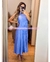 Imagen de VESTIDO MIDI CUELLO TABLONES CON LAZO RVD1446