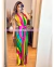 MAXI DRESS ONDAS ESCOTE V MULTICOLOR en internet