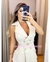 VESTIDO HALTER ESCOTE EN ESPALDA Y CINTO - comprar en línea
