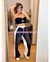 PANTALON TELA BLANCA COMBINADO CON MEZCLILLA - Asclothes