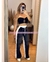 PANTALON TELA BLANCA COMBINADO CON MEZCLILLA - comprar en línea