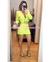 SET BLAZER CROP CON BOLSA AL FRENTE Y SHORT/FALDA - Asclothes