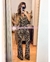 PALAZZO ESCOTE V ANIMAL PRINT - tienda en línea