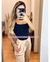 BLUSA CROP MEZCLILLA PIEDRAS