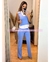 CONJUNTO DE PANTALON Y BLUSA TIPO CHALECO