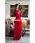MAXIDRESS ASIMETRICO RUFFLES MANGA LARGA - tienda en línea