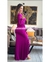 Imagen de MAXIDRESS ASIMETRICO RUFFLES MANGA LARGA