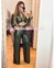 PALAZZO METALICO SKINNY MANGA LARGA ABRIERTO ABDOMEN
