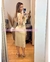 MIDI DRESS UN HOMBRO SATIN - comprar en línea