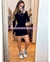 MIDI DRESS MAGA LARGA CON CUELLO ALTO