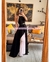 PALAZZO HALTER BICOLOR TABLONES Y PERLAS - Asclothes