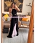 PALAZZO HALTER BICOLOR TABLONES Y PERLAS en internet