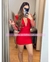 MINI DRESS MANGA LARGA CON PERLAS