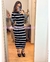 MIDI DRESS TEJIDO A RAYAS en internet