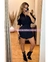 VESTIDO CAMISERO MANGA LARGA CON CINTO HF23G452 en internet