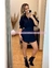 VESTIDO CAMISERO MANGA LARGA CON CINTO HF23G452 - Asclothes