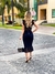 MIDI DRESS GUIPUR FORRADO - comprar en línea