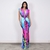 MAXI DRESS ESCOTE V MULTICOLOR