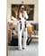 SET DE PANTALON/BLAZER CON LISTO - Asclothes