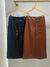 Saia Midi Couro - Michele Secco Store