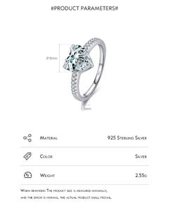 Image of Anillo Glamour corazon
