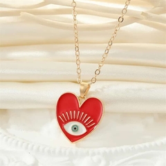 collar corazon ojo turco - buy online