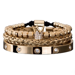 set pulsera love corona