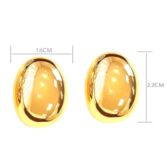 Aretes oval