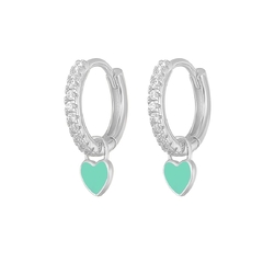 Mini hoops corazón
