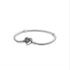 Pulsera Pandora corazon Rosa - (copia)