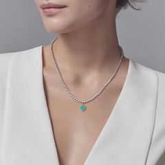 Collar cuentas corazón - tienda en línea