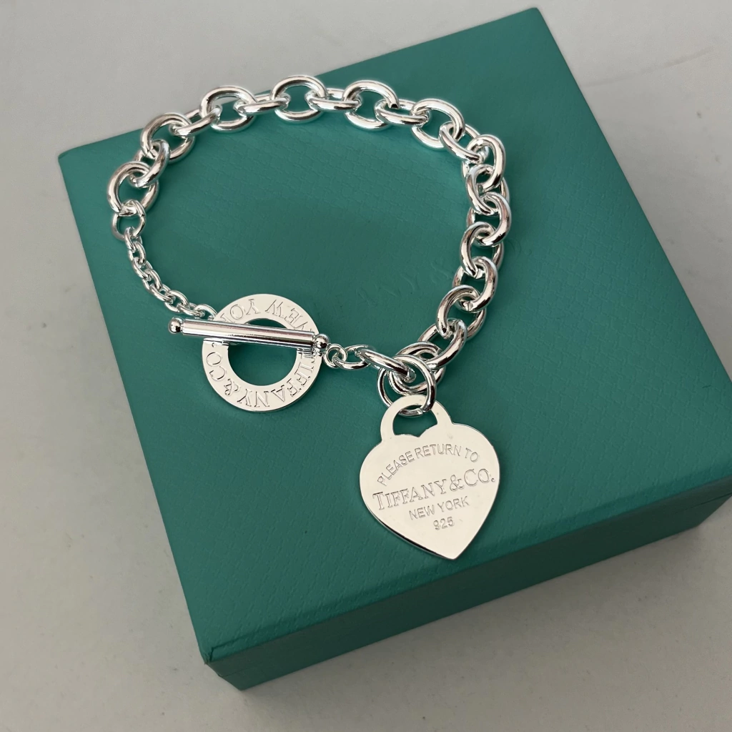 Pulsera corazón plata 925