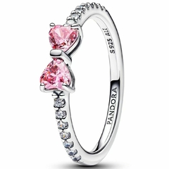anillo moño rosa