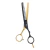 tesoura profissional umi DP60 black/gold dentada