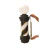 Barber Pole Poste de Barbeiro Preto com Detalhe Dourado 80cm