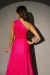 Vestido Alicia Rosa Tul Brillante - Fiesta Larga - Madrina - Lady Style Atacado