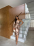 Vestido Lúcia Midi Capuccino Acetinado - comprar online