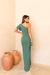 Vestido Eva Longo Alfaiataria Verde Oliva - comprar online