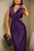 Vestido Jasmine Trilobal Longo Madrinha Roxo - comprar online