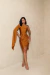 Vestido Jenifer Midi Trilobal Caramelo