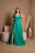 Vestido Rayane De Tul Brillante Verde Esmeralda - Fiesta Larga