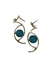 Brinco Semi-Joia Howlita Azul Modelo Galaxia - comprar online