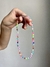 Colar Transparente com cor