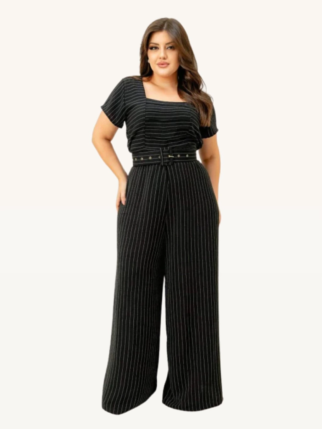 Macacão Essência Pantalona com Cinto — Class